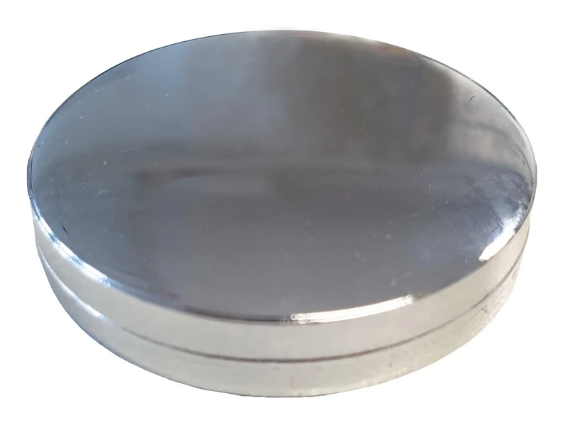 Capuchon chromé pour porte-filtre 23mm