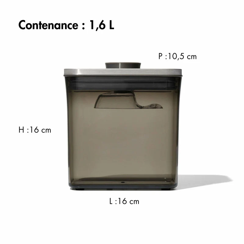 OXO - Boîte pop inox pour le café 1,6L
