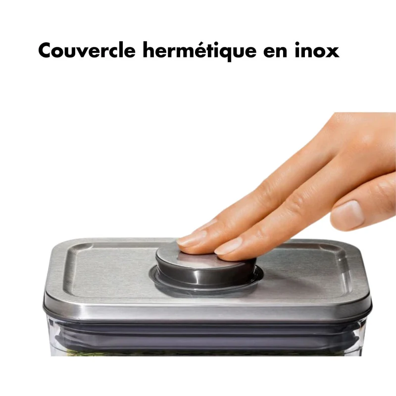OXO - Boîte pop inox pour le café 1,6L