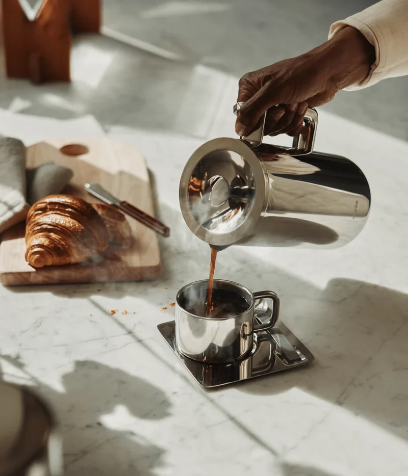 Aarke - Cafetière piston Acier