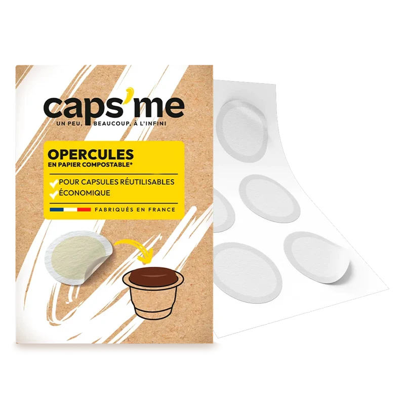 cap's me - coffret (1 shaker, 3 capsules, 48 opercules) + 250g de l'assemblage Pantoufle