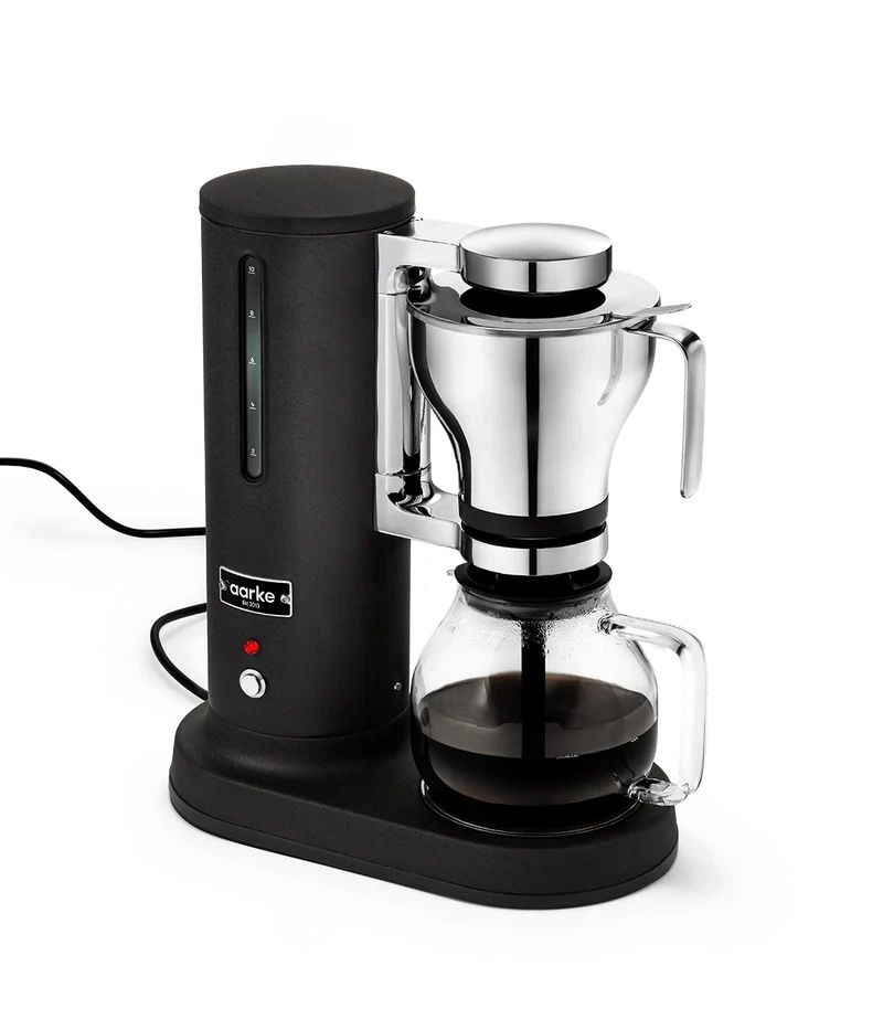 Aarke - Cafetière électrique + 1 sachet de café d'exception + 1 boite de filtre n°4