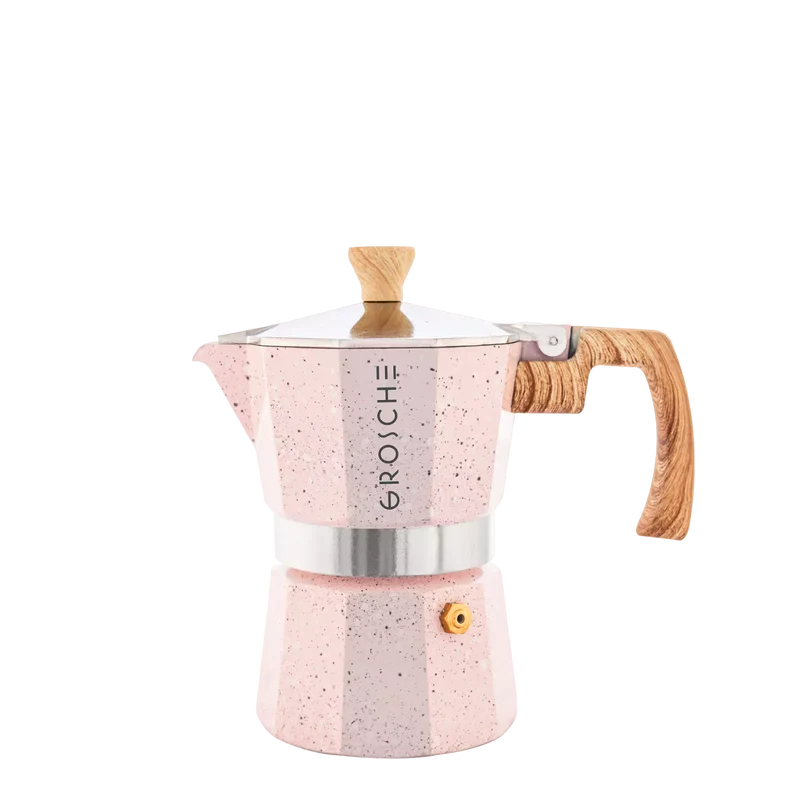 GROSCHE - Cafetière Italienne Milano Rose 3 T