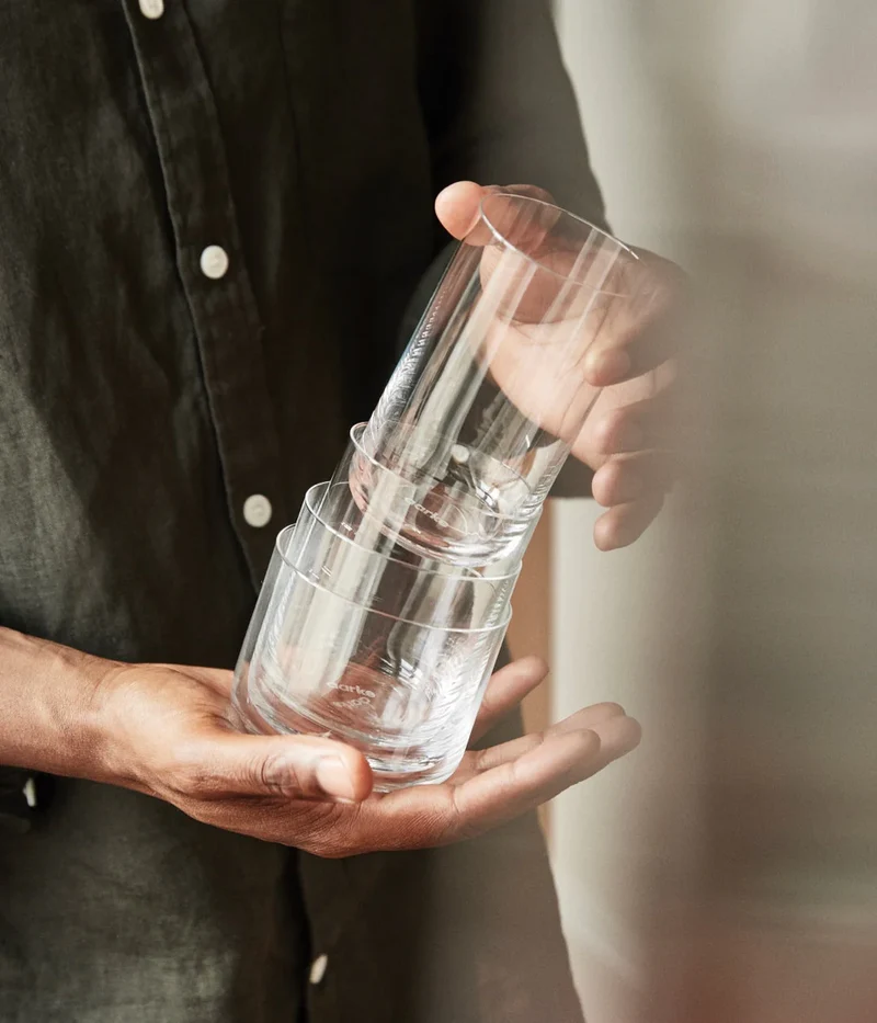 Aarke - Nesting Verres à emboîter en cristal