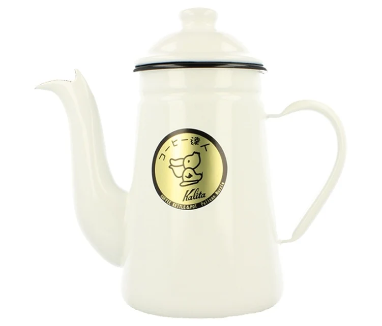 Kalita - Bouilloire Tastsujin Pelican en email - 1L