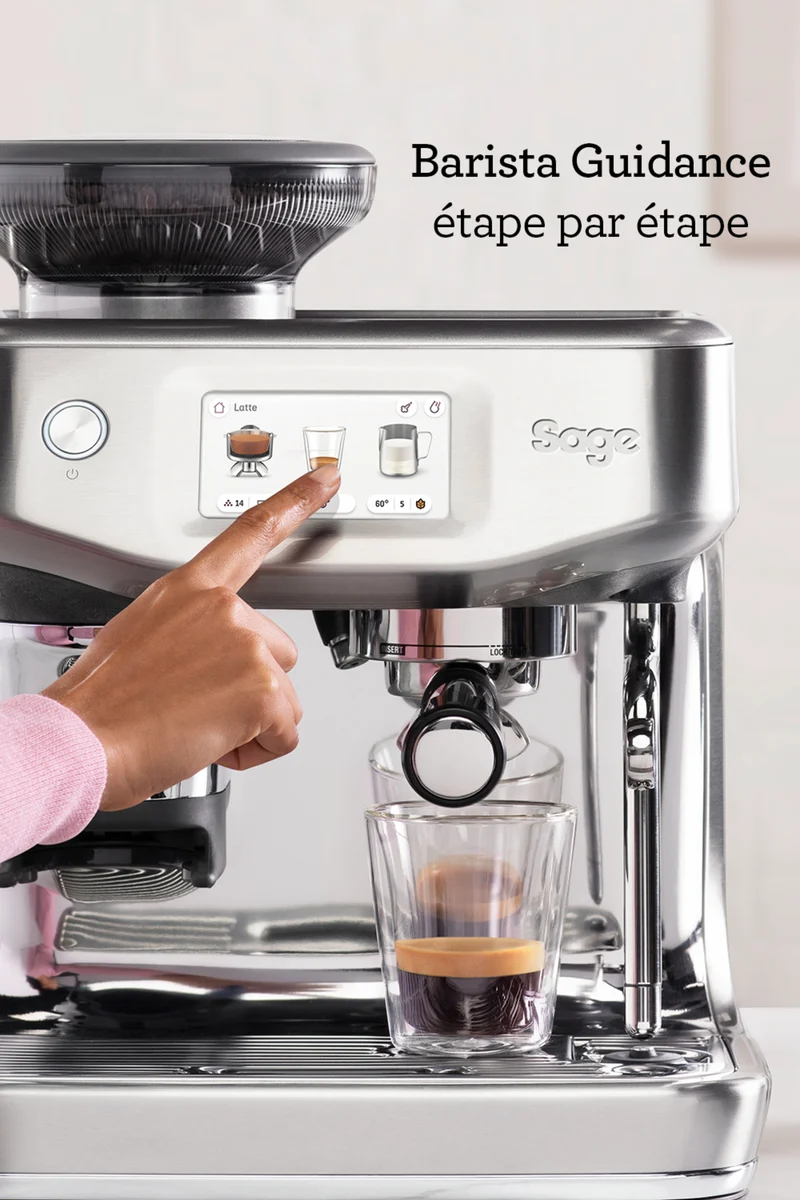 SAGE - Barista Touch Impress + 1kg de café + 2h de formation