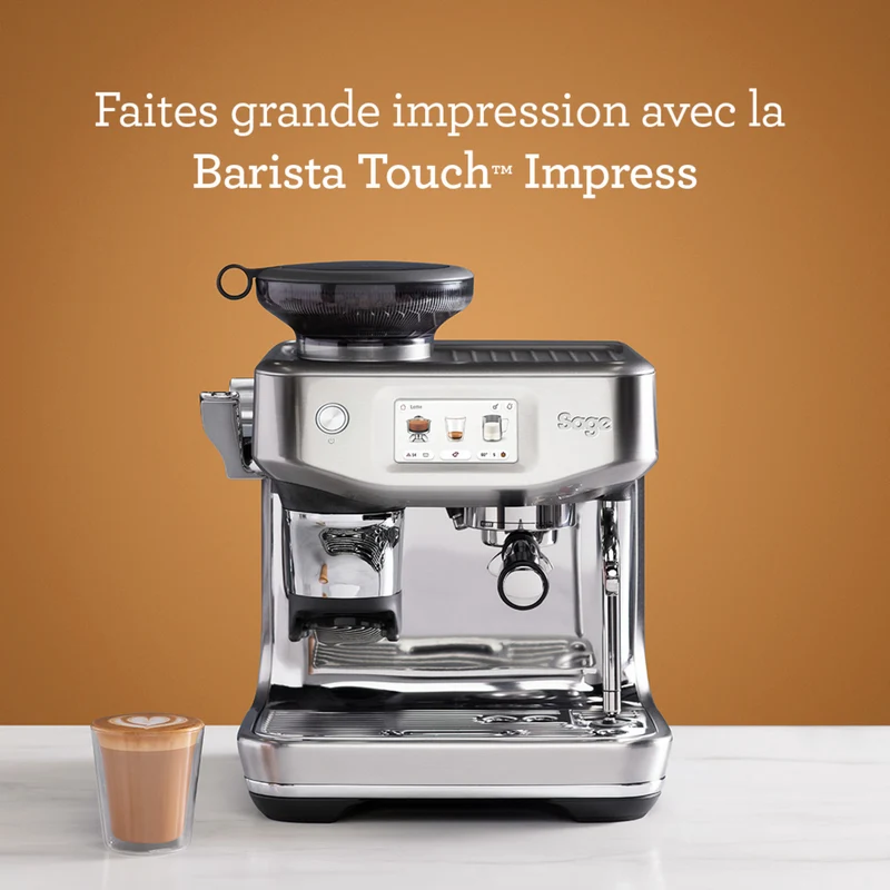 SAGE - Barista Touch Impress + 1kg de café + 2h de formation