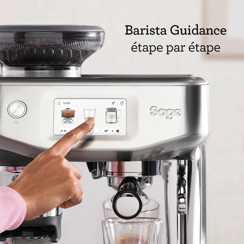 SAGE - Barista Touch Impress + 1kg de café + 2h de formation