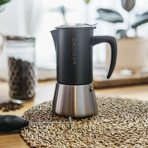 Grosche - Cafetière Italienne Milano en inox