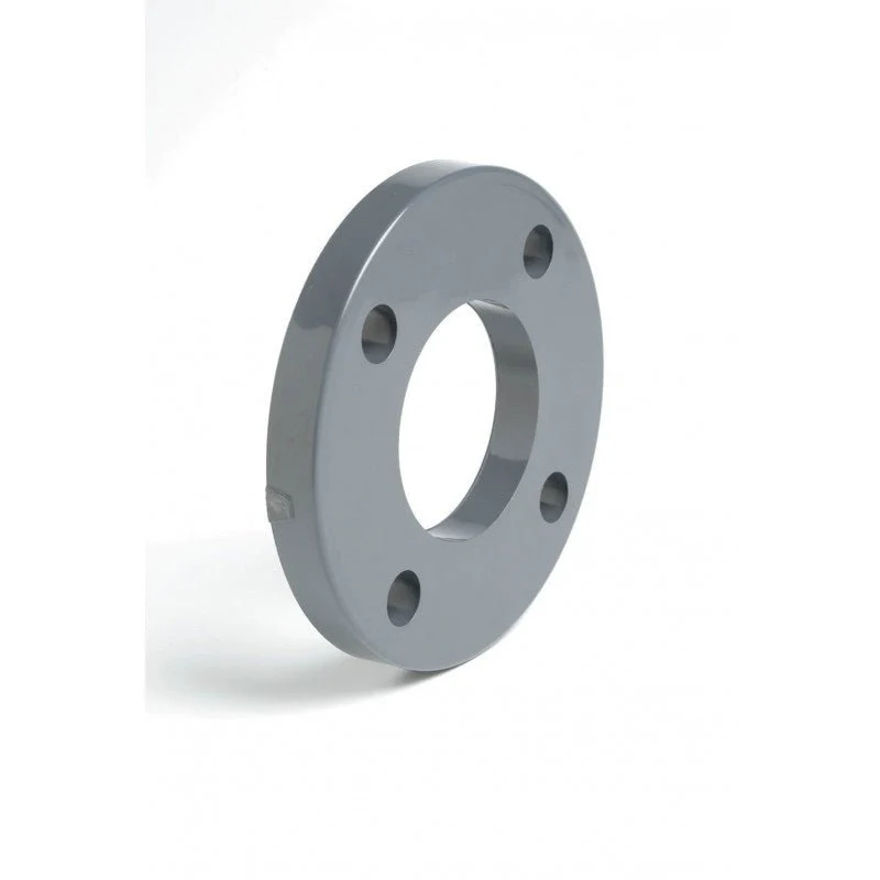 Bride PVC DN 50 x 63mm - à coller - PN 10 - 4 trous - Ø de positionnement des trous 125mm