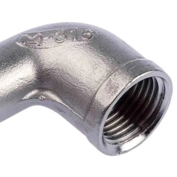 Coude 3/4 - 90° - MF - acier non traité