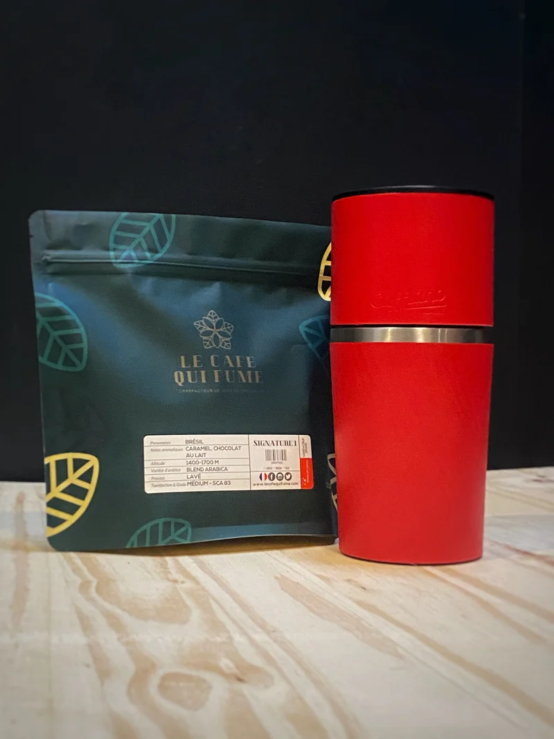 Cafetière Cafflano (Moulin/filtre + café)