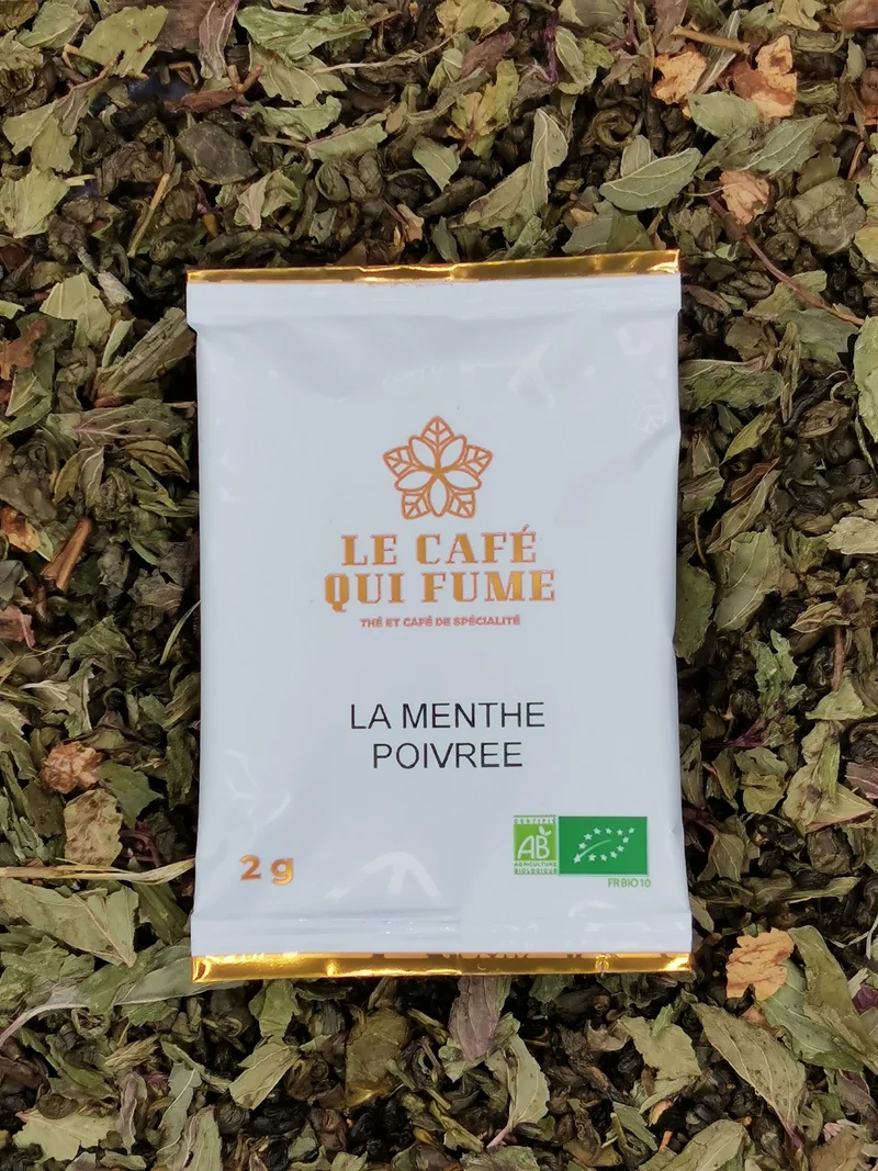 thé vert "menthe poivrée" bio