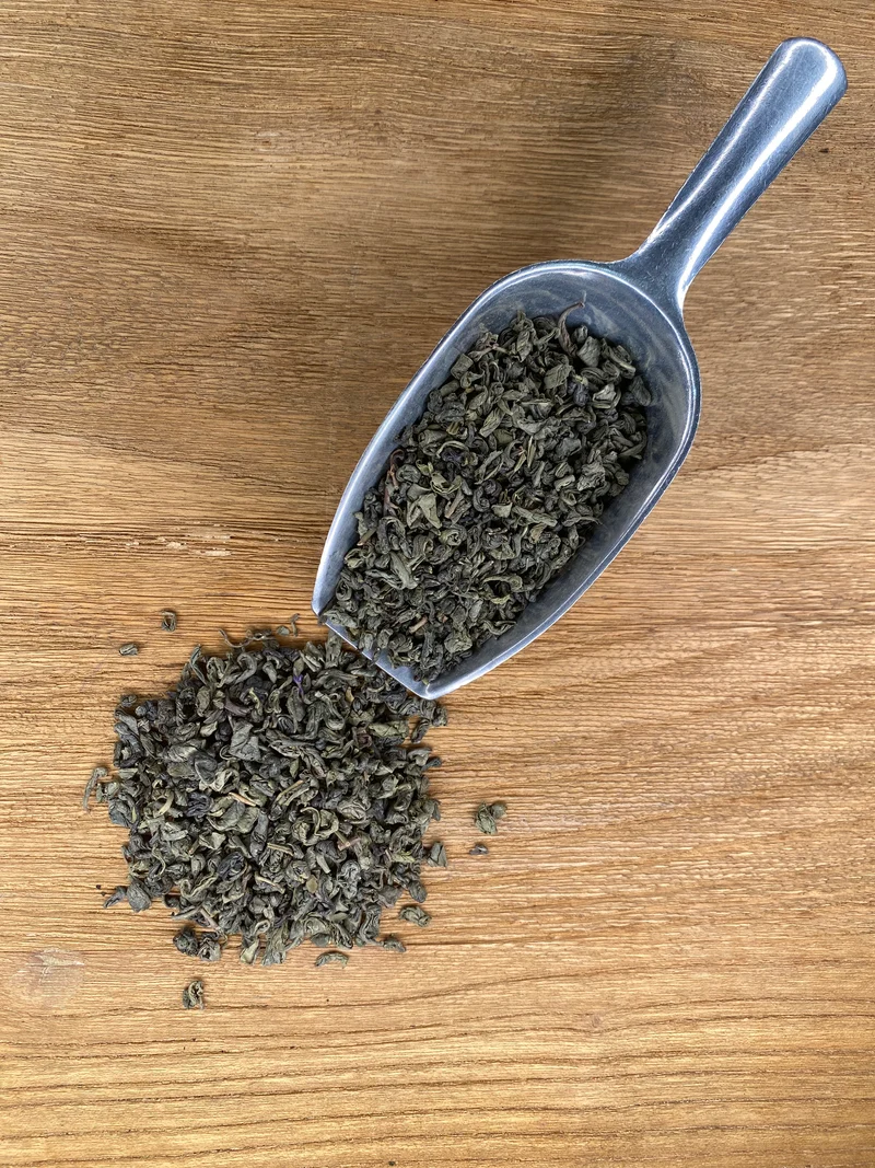thé vert "gunpowder" bio