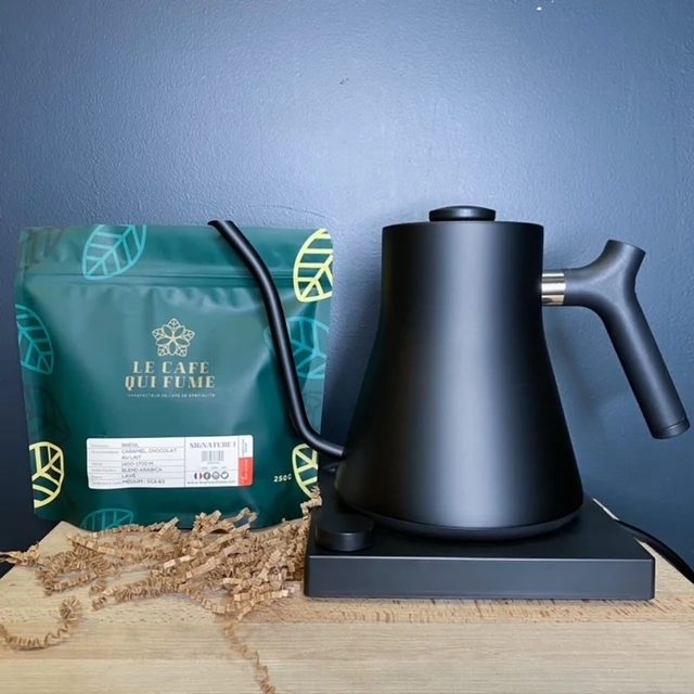 Bouilloire électrique Stagg + 250g de café