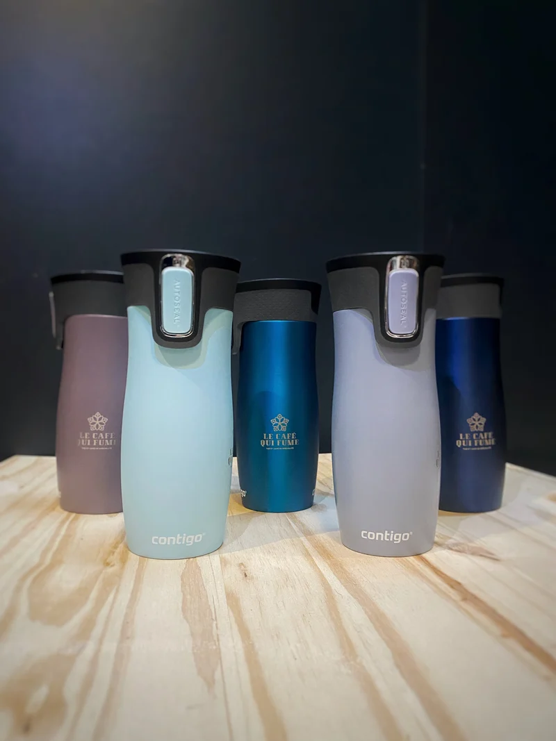Mug isotherme CONTIGO WEST LOOP + 250g de café Signature 1 du Brésil