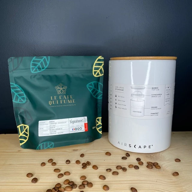 Boîte de conservation céramique Airscape +café
