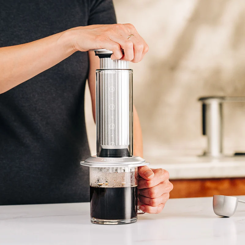 Aeropress Premium - Acier et verre