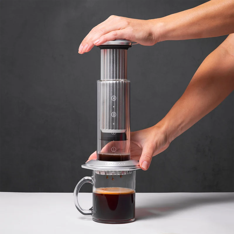 Aeropress Premium - Acier et verre
