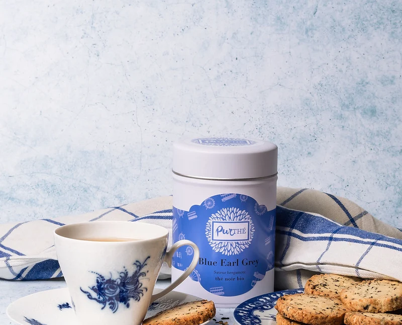 Boîte Blue Earl Grey Bio - Purthé