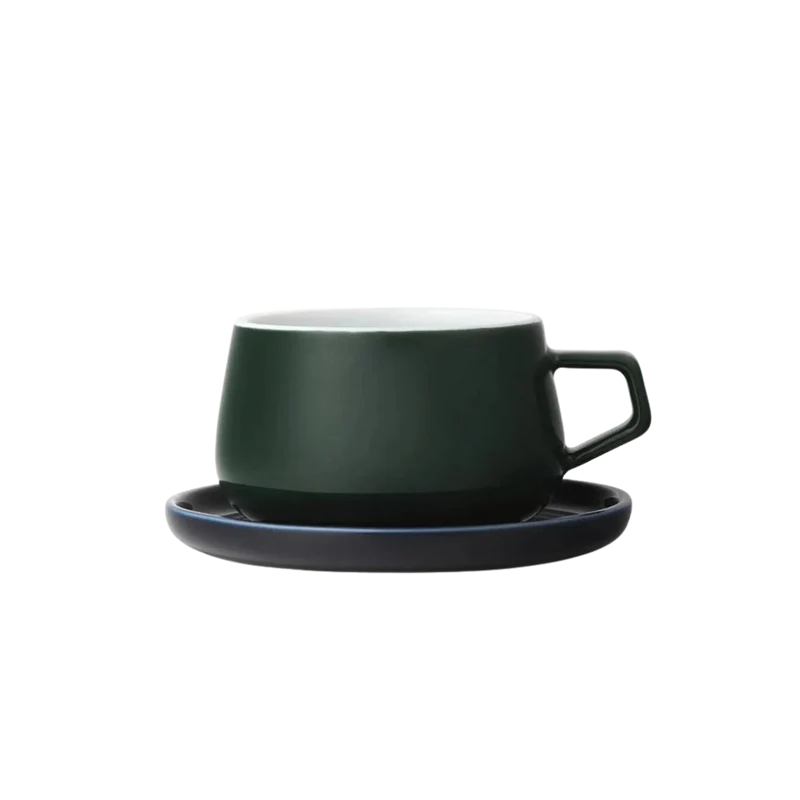 Tasse et sous-tasse Classic Ella VIVA SCANDINAVIA porcelaine