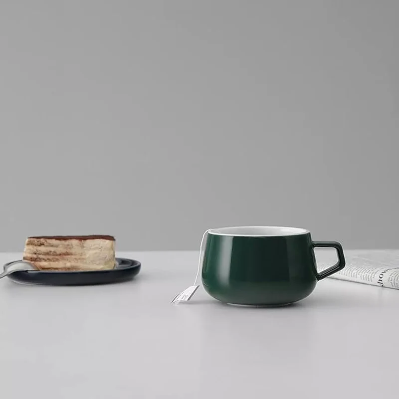 Tasse et sous-tasse Classic Ella VIVA SCANDINAVIA porcelaine