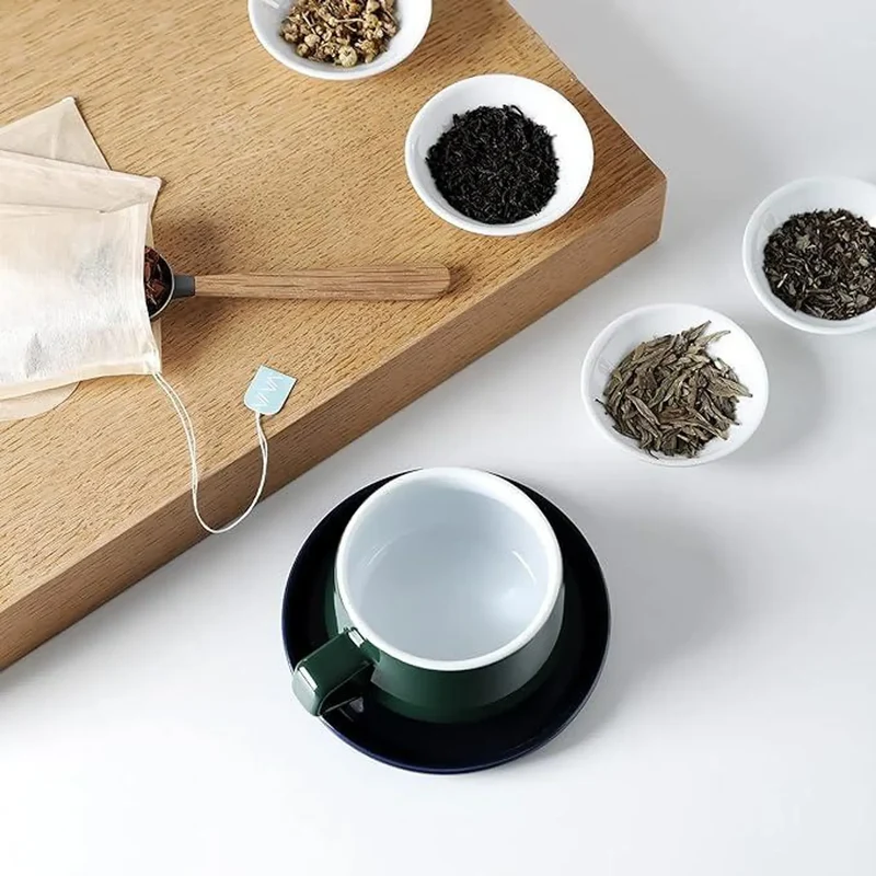 Tasse et sous-tasse Classic Ella VIVA SCANDINAVIA porcelaine