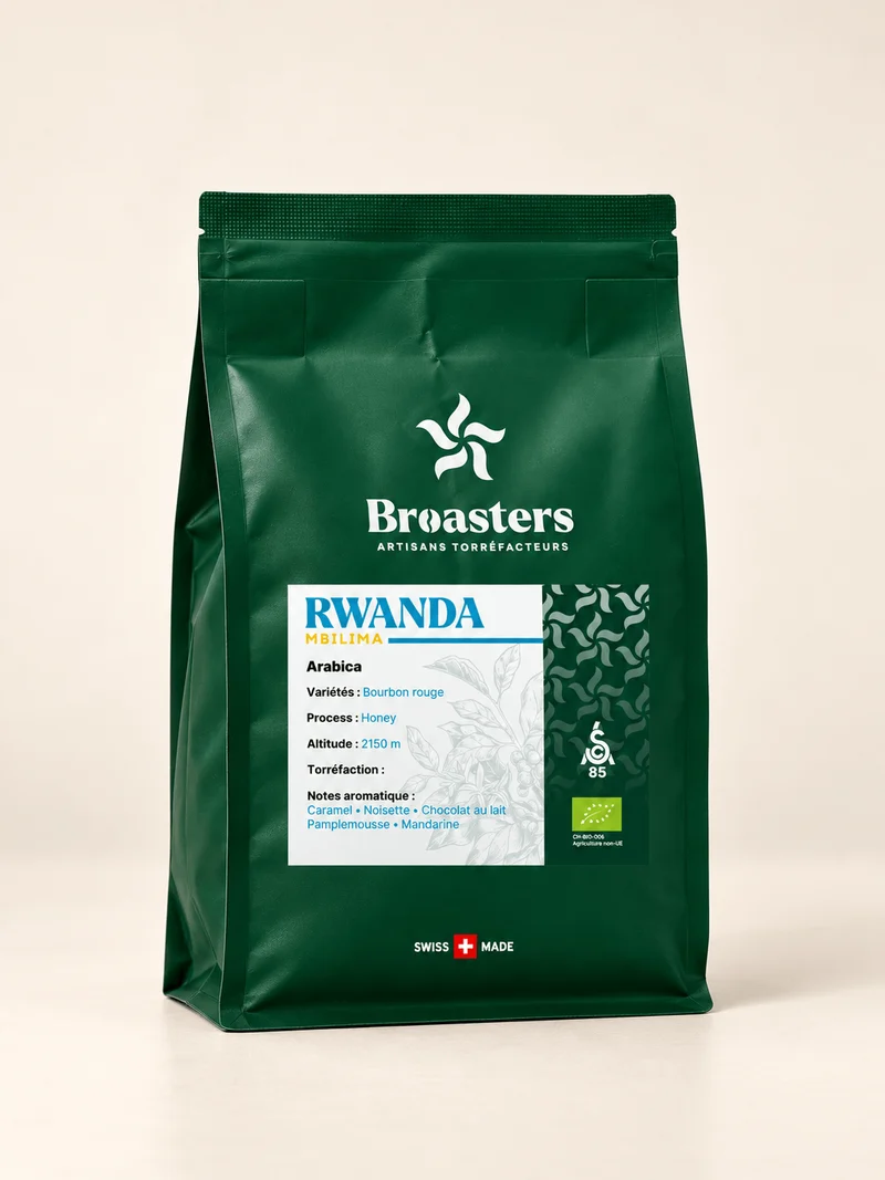 Café en grain Rwanda Mbilima - Bio - SCA 85