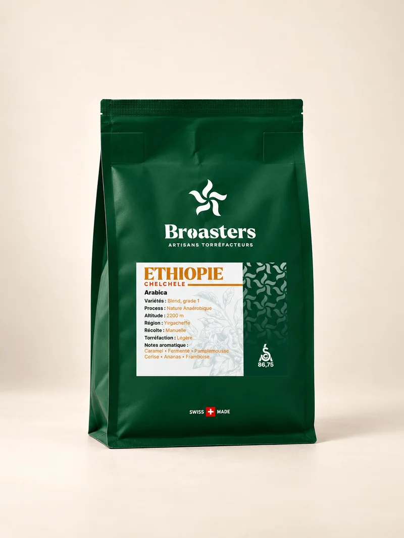 Café en grain Ethiopie CHELCHELE - SCA 86,75