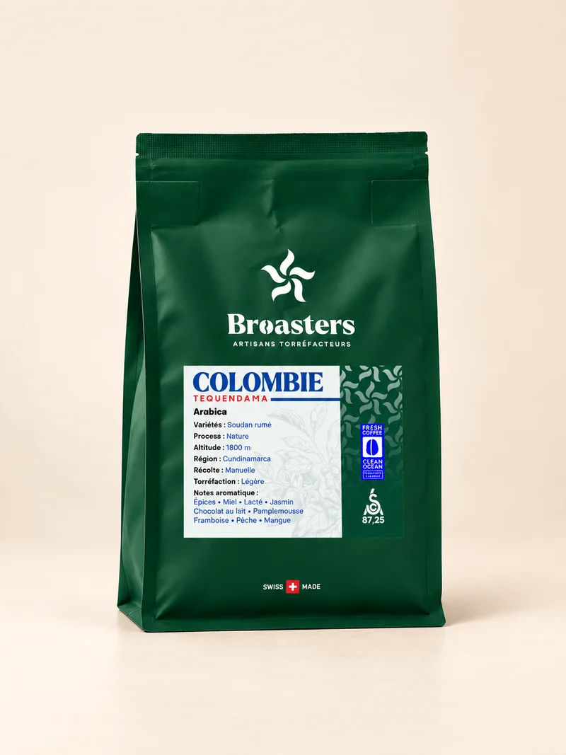 Café en grain COLOMBIE - Sudan Rume -Tequendama - SCA 87,25
