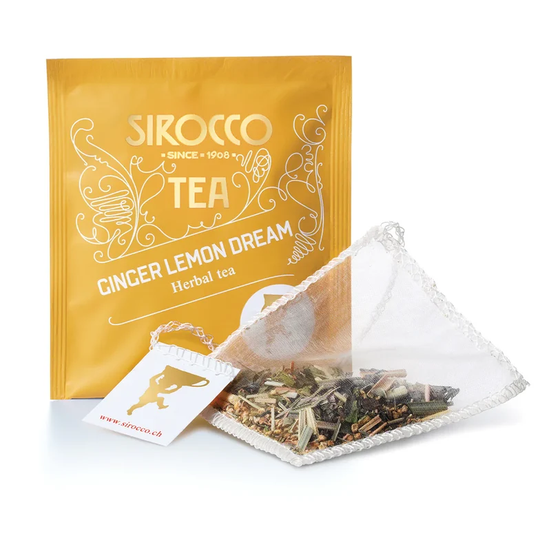 Thé tisane bio au gingembre et à la citronnelle Sirocco