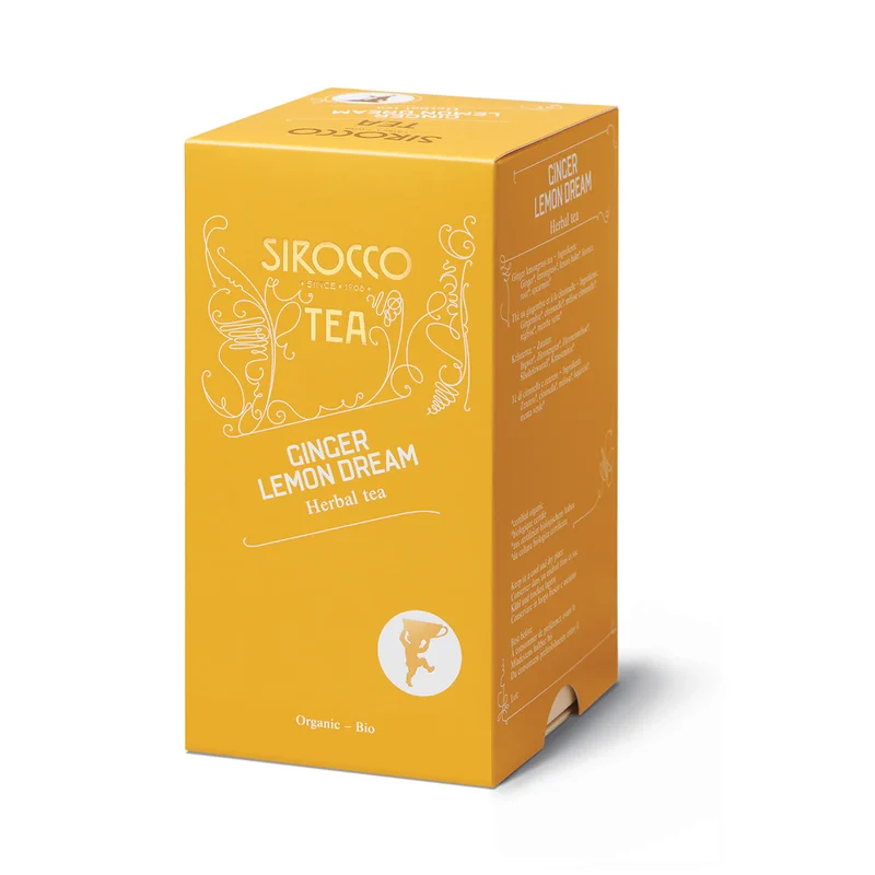 Thé tisane bio au gingembre et à la citronnelle Sirocco