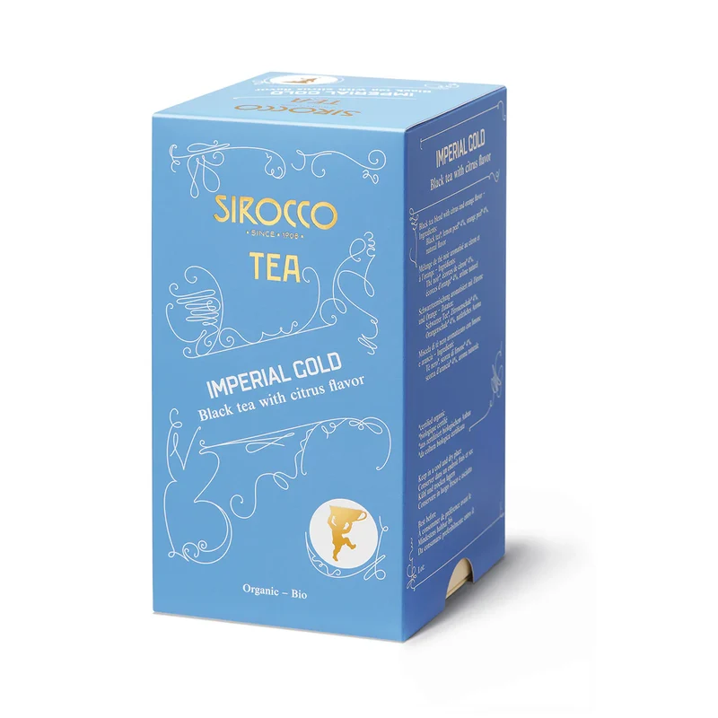 Thé noir Imperial bio aux notes de citron et d'orange Sirocco
