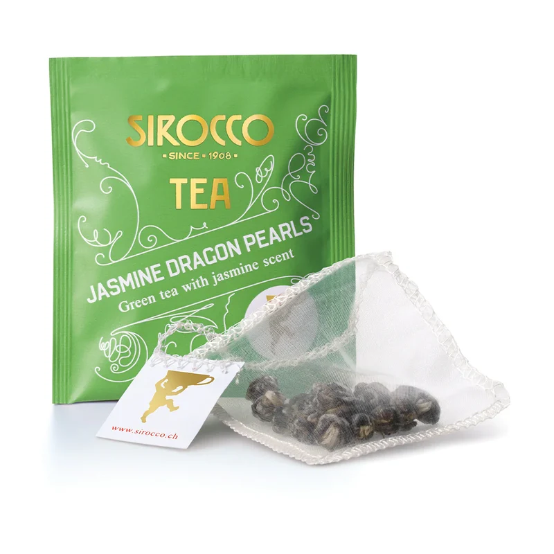 Thé Perles de thé vert bio parfumées au jasmin Sirocco