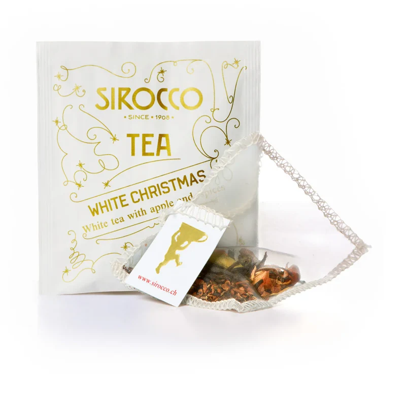 Thé blanc de Noël bio aux pommes et aux épices Sirocco