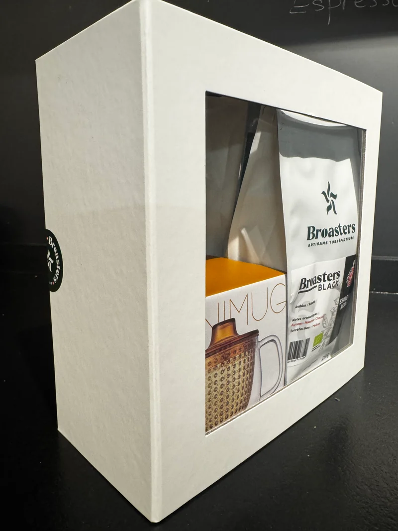 Coffret cadeau café, thé, tasse