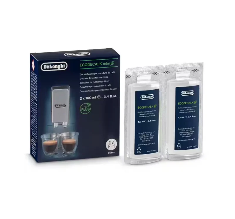 EcoDecalk De'Longhi – Détartrant écologique pour Expresso broyeur (2 x 100 ml)
