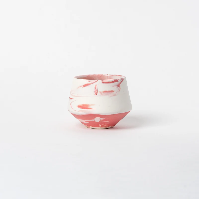 Tasse en porcelaine Dégustation small - Rose mat