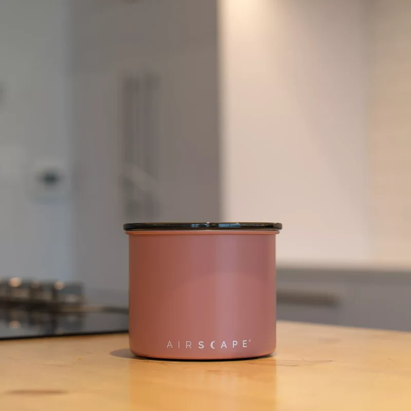 Boîte à café Airscape 250 g – Conservation hermétique du café en métal inoxydable