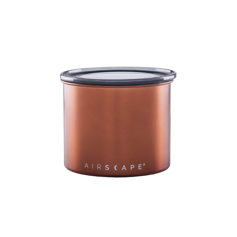 Boîte à café Airscape 250 g – Conservation hermétique du café en métal inoxydable