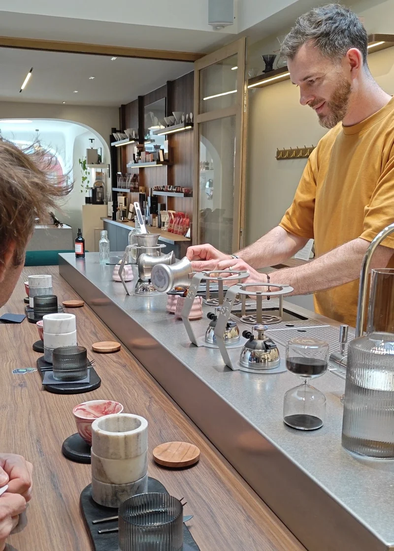 Réserver votre dégustation guidée par le barista