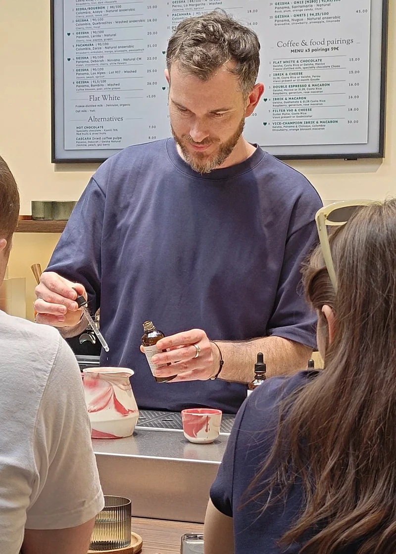 Réserver votre dégustation guidée par le barista