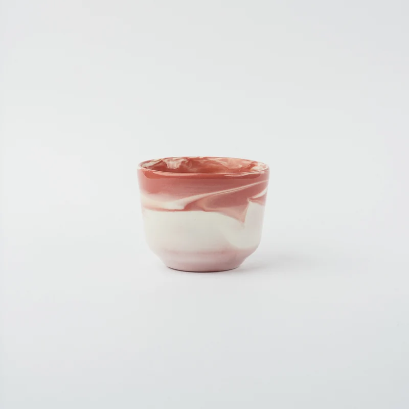 Tasse en porcelaine Espresso - Rose glossy