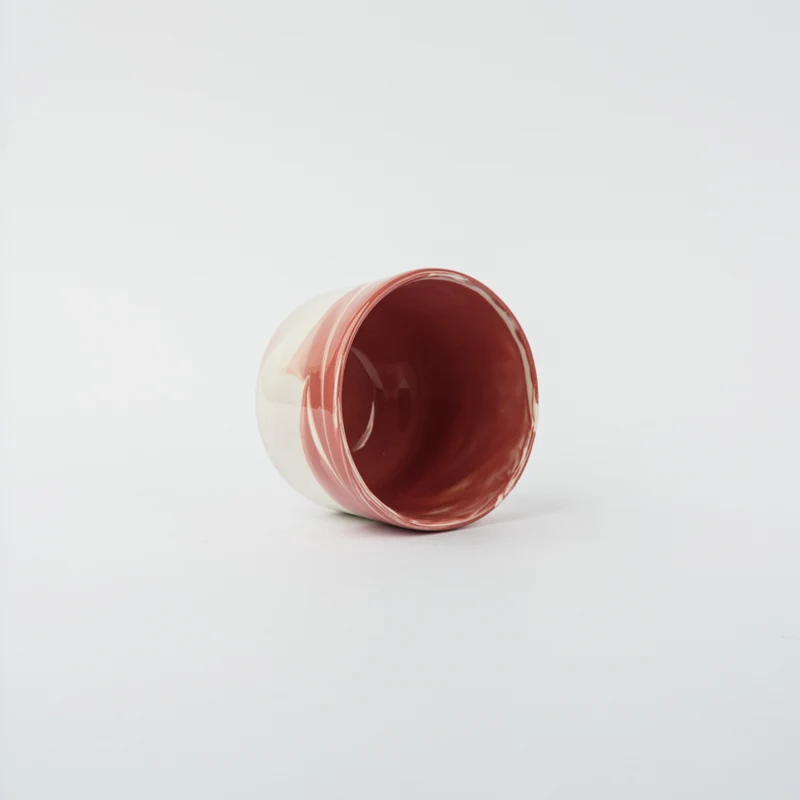 Tasse en porcelaine Espresso - Rose glossy