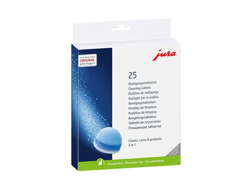 25 Pastilles de nettoyage 3 phases Jura