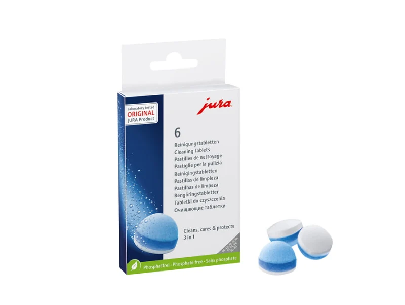 6 Pastilles de nettoyage 3 phases Jura