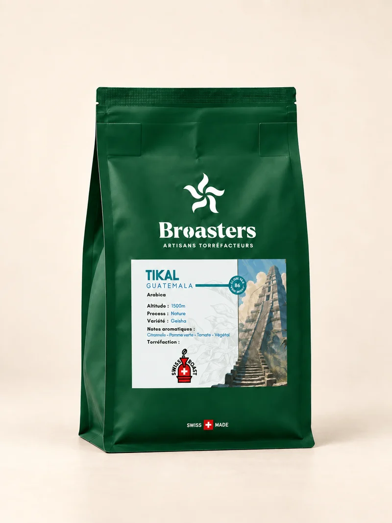 Café en grain Guatemala Geisha Tikal - SCA 86