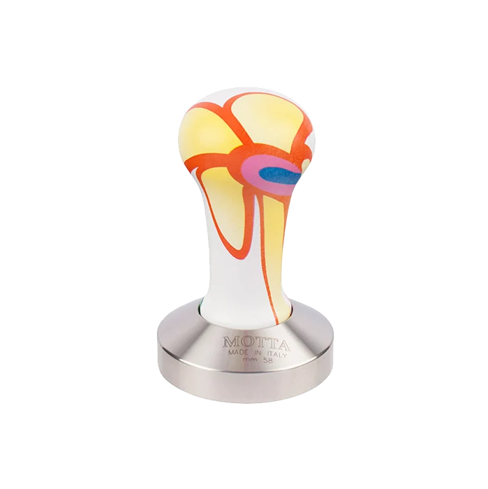 Tamper en bois de frêne Motta Flower 58 mm