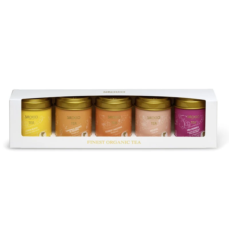 Coffret Sélection 5 boîtes Sirocco Bio