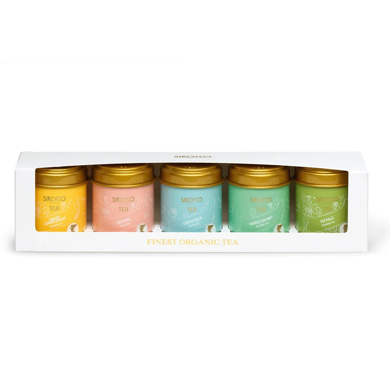 Coffret Sélection 5 boîtes Sirocco Bio